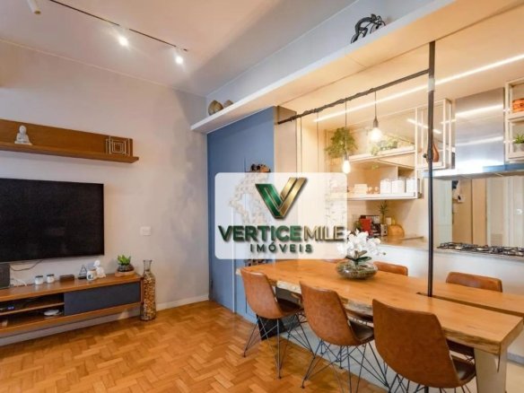 Apto amplo com 3 Quartos Rua das Laranjeiras 108 m² mobília Edificio Araxa