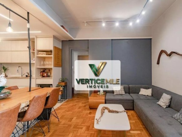 Apto amplo com 3 Quartos Rua das Laranjeiras 108 m² mobília Edificio Araxa