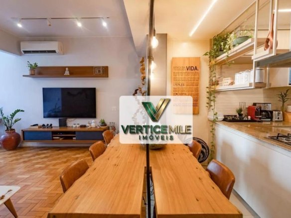 Apto amplo com 3 Quartos Rua das Laranjeiras 108 m² mobília Edificio Araxa